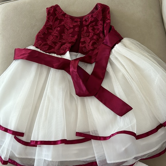 Girls 18 month fancy dress bloomers sparkle bow tutu tulle lined crinoline - Picture 5 of 5